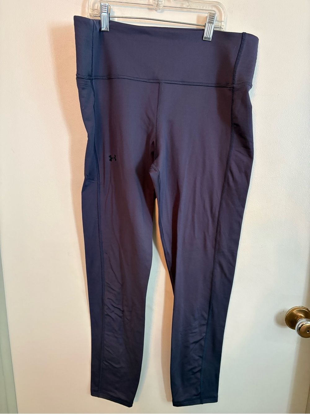 Under Armour Women's High-Waist Leggings - Navy size XL